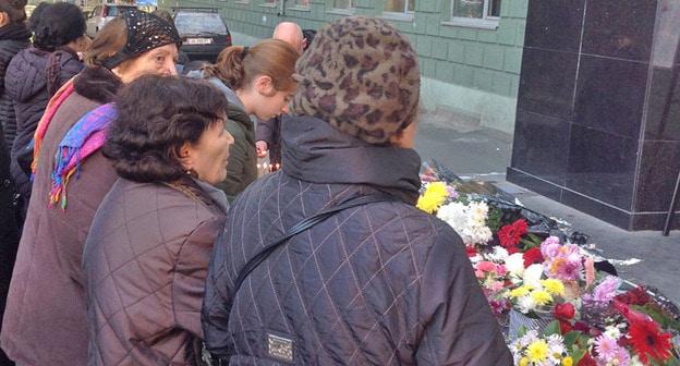 Акция в знак солидарности с семьями убитых подростков. Тбилиси, 3 декабря 2017 г. Фото Галины Готуа для "Кавказского узла"