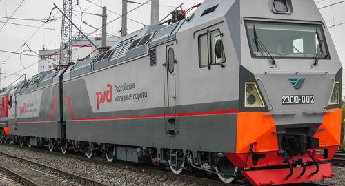 Электровоз постоянного тока 2ES10 «Гранит»/ Фото https://ru.wikipedia.org/wiki/Российские_железные_дороги#/media/File:2ES10-002.jpg