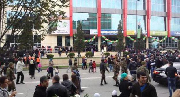 Торговый Центр Grand Park в Грозном. Кадр из видео пользователя Mansur https://www.youtube.com/watch?v=rP8inQ1H_Ks