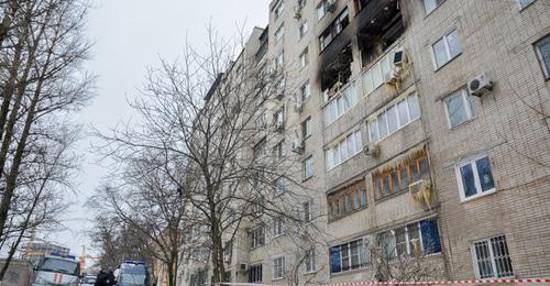 Дом, где произошел взрыв газ. Ростов-на-Дону, 17 января 2017 г. Фото: Пресс-служба городской Думы и Администрации города Ростова-на-Дону
