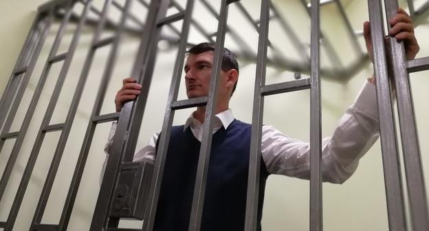 Александр Валов в суде. Сочи, 21 января 2018 год. Фото Светланы Кравченко для "Кавказского узла"
