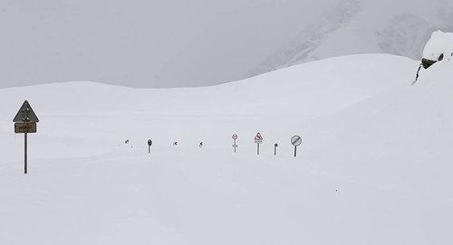 Снег на Военно-Грузинской дороге . Фото FB / Roads Department of Georgia Снег на Военно-Грузинской дороге . Фото FB / Roads Department of Georgia