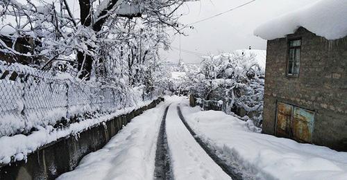 Снегопад в Аджарии. Фото © FB / Районная администрация Грузии https://sputnik-georgia.ru/society/20161212/234152932/Snegopad-sozdal-problemy-v-vysokogornoj-Adzharii.html