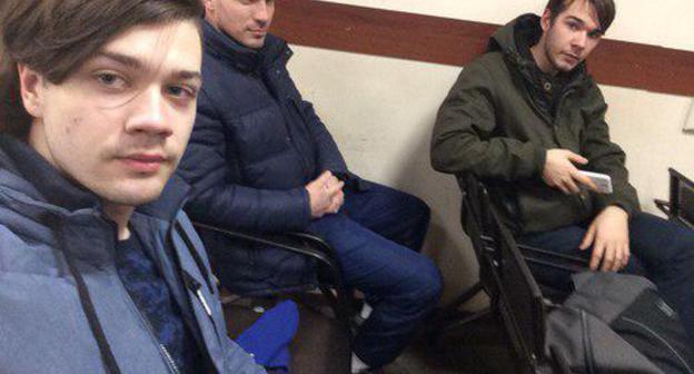 Стронники Навального, задержанные в Астрахани 20 января 2018 года. Фото Ольги Ветер для "Кавказского узла".