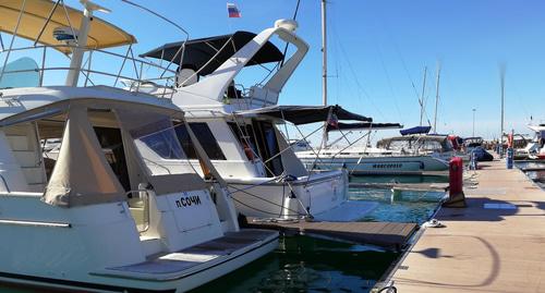 Морпорт Сочи и его закрытые территории. Фото Светалны Кравченко для "Кавказского узла"