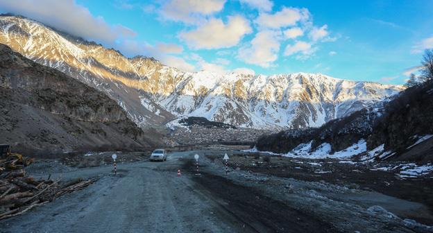 Проезд по Военно-Грузинской дороге © FB / Roads Department of Georgia 
