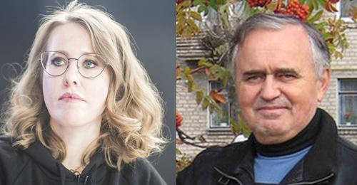 Петр Парпулов (справа) и Ксения Собчак. Коллаж "Кавказского узла". Фото: REUTERS/Evgeny FeldmanФото Светланы Кравченко для "Кавказского узла"