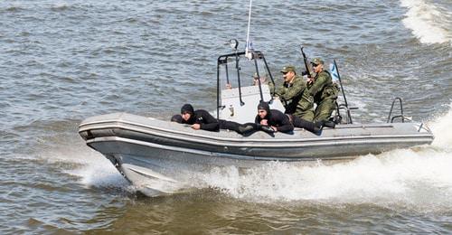 Учения Каспийской флотилии. Фото: Пресс-служба администрации Астраханской области
 https://www.astrobl.ru/news/77682