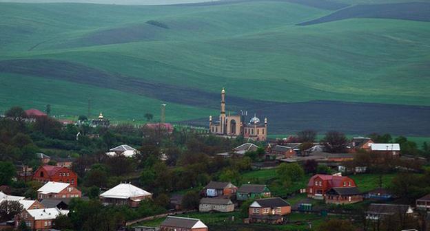 Село Экажево в Ингушетии. Фото Шалиец https://ru.wikipedia.org/wiki/Экажево
