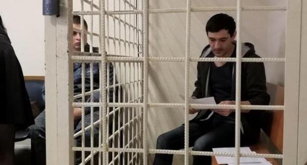 Александр Баженов в зале суда. Фото Светланы Кравченко для "Кавказского узла"