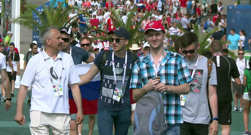 Болельщики в Сочи, 18 июня 2018 года. Фото Светланы Кравченко для "Кавказского узла"