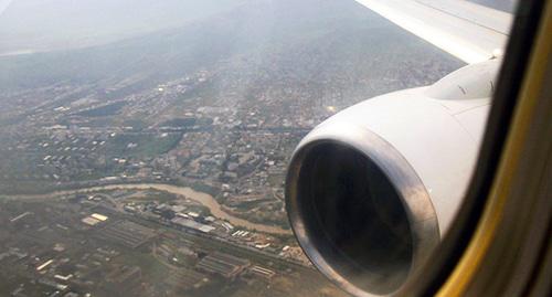 Двигатель самолёта. Фото Sputnik / Levan Avlabreli
https://sputnik-georgia.ru/politics/20180628/241029193/Gruzija-zakryla-svoe-nebo-dlja-sirijskih-samoletov.html