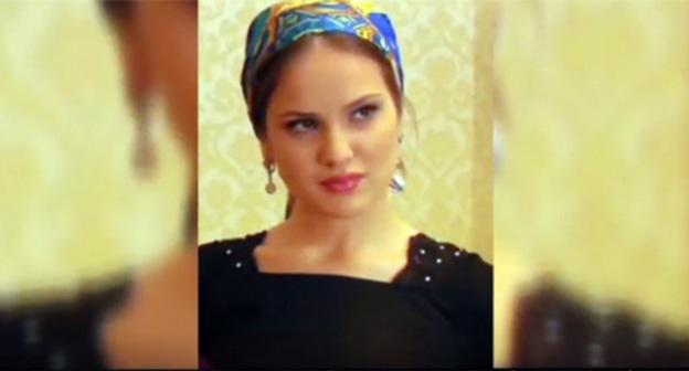 Седа Дудуркаева, дочь экс-главы УФМС Чечни Асу Дудуркаева. Фото http://www.chechnyafree.ru/nws/4196305.html

