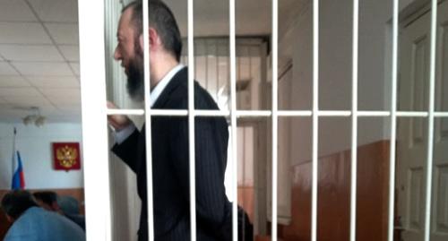 Магомед Хазбиев в зале суда. Фото: Исрапил Шовхалов  для "Кавка
зского узла"