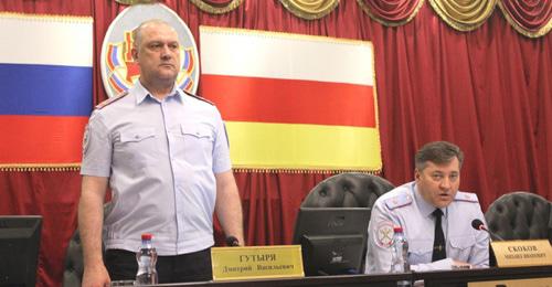 Дмитрий Гутыря (слева). Фото: Пресс-служба МВД по РСО-Алания - МВД России Дмитрий Гутыря (слева). Фото: Пресс-служба МВД по РСО-Алания - МВД России