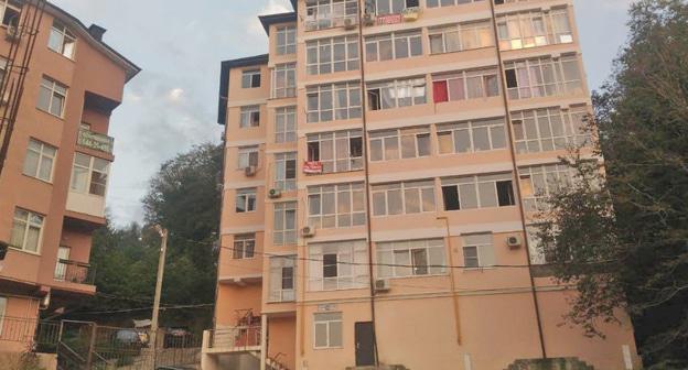 Жилой дом по улице Тепличная, 38. Сочи. Фото Светланы Кравченко для "Кавказского узла"
