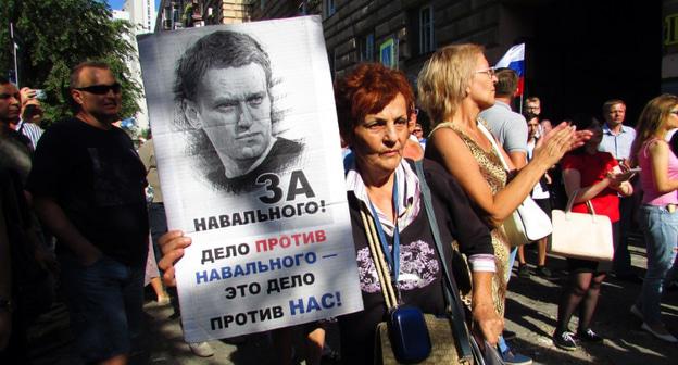 Шествие сторонников Навального в Волгограде 9 сентября 2018 года. Фото Вячеслава Ященко для "Кавказского узла".
