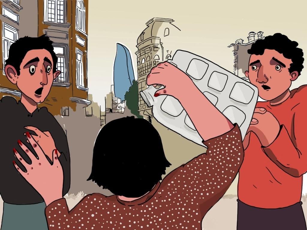 Рисунок Лейлы Али. https://jam-news.net/?p=121413&lang=ru