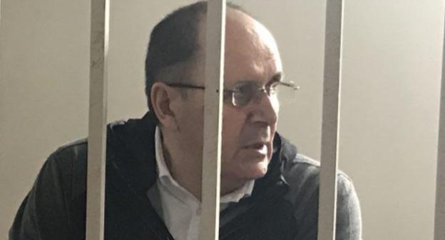 Оюб Титиев в суде. Фото Патимат Махмудовой для "Кавказского узла".