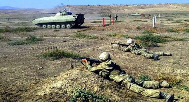 Учения азербайджанских войск. Октябрь 2018 года. Фото пресс-службы Минобороны Азербайджана