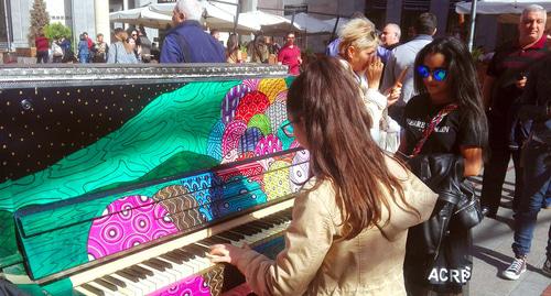 Улица Еревана в день его 2800-летнего юбилея. Фото Армине Мартиросян для "Кавказского узла"