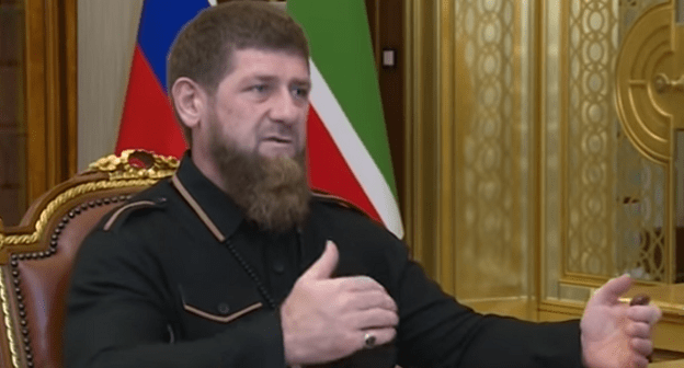 Рамзан Кадыров говорит о провокаторах на границе Чечни и Ингушетии. Кадр видеосюжета ЧГТРК "Грозный" https://www.youtube.com/watch?v=FAE72FCnegE