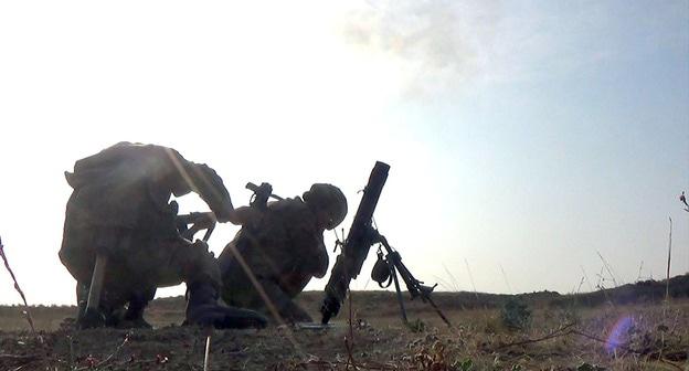 Азербайджанские военные на стрельбах. Октябрь 2018 года. Фото с сайта Минобороны Азербайджана. https://mod.gov.az/ru/news/motostrelkovye-podrazdeleniya-vypolnili-uprazhneniya-po-strelbe-video-24652.html