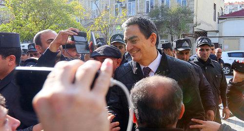 Али Керимли после освобождения. 18.11.19 Фото Азиза Каримова для "Кавказского узла"