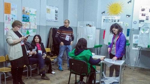 Избирательный участок №12. Тбилиси, 28 ноября 2018 года. Фото Григория Шведова для "Кавказского узла"