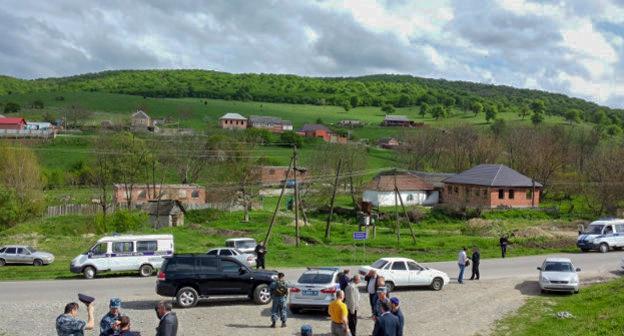 Село Яндаре Назрановского района Ингушетии. Фото пресс-службы МВД Ингушетии, 06.mvd.ru
