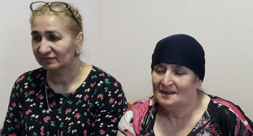 Таиса Пашаева и Тамара Хумиева (справа). Фото Татьяны Гантимуровой для "Кавказского узла"