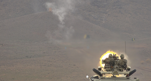 Учения азербайджанской армии. Декабрь 2018 года. Фото пресс-службы Минобороны Азербайджана. https://mod.gov.az/ru/news/podrazdeleniya-pvo-otdelnoj-obshevojskovoj-armii-proveli-taktiko-specialnye-ucheniya-s-boevoj-strelboj-25134.html