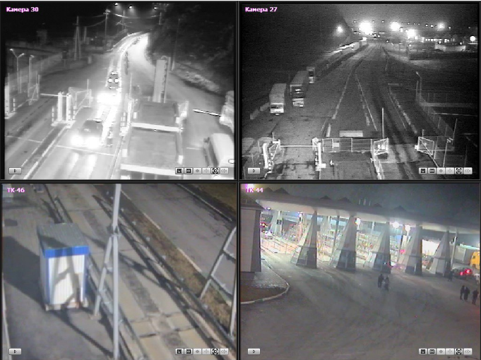 Скриншот изображения веб-камер на КПП "Верхний Ларс", 6 января 2018 года https://vlars.ru/pages/3-webcam