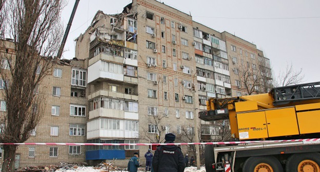 Последствия взрыва в многоэтажке в Шахтах. 14.01.2019 г. Фото Вячеслава Прудникова для "Кавказского узла"