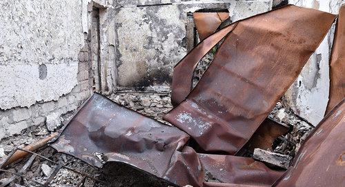 Разрушенный дом в зоне конфликта. Фото Sputnik / Murad Orujov
https://az.sputniknews.ru/karabakh/20190124/419074240/azerbaijan-armenia-karabakh-obstrel-conflict.html