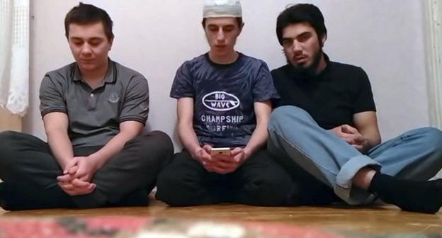 Уничтоженные в Дагестане 11.01.2019 г. боевики приносят клятву ИГИЛ*. Фото Кадр видео 
Operline Ru https://www.youtube.com/watch?v=tBe61T5KfRA