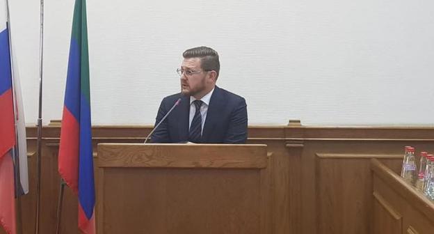 Салман Дадаев. Фото пресс-службы мэрии Махачкалы. https://www.mkala.ru/info/news/2019/01/31/news_20205.html