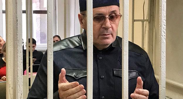 Оюб Титиев в зале суда. Фото Патимат Махмудовой для "Кавказского узла"