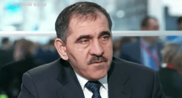 Юнус-Бек Евкуров. Кадр видеоинтервью главе Ингушении телеканалу РБК, скриншот "Кавказского узла".