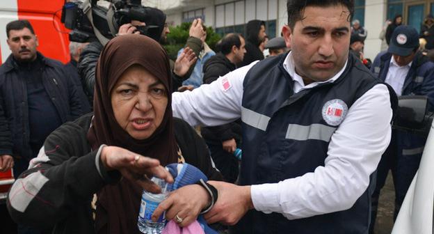 Пострадавшие после пожара. Баку, 25 февраля 2019 г. Фото Азиза Каримова для "Кавказского узла"