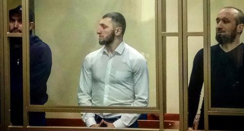 Саламхан Сампиев, Руслан Эсмурзиев и Магомед Аматханов на оглашении приговора. Фото Константина Волгина для "Кавказского узла"
