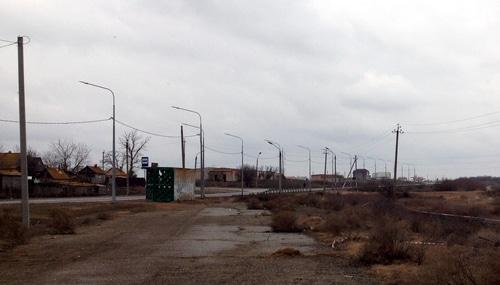 Место, где произошло убийство Сергея Ивакина. Село Бахтемир в Астраханской области. Фото Алены Садовской для "Кавказского узла".