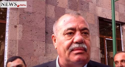 Манвел Григорян. Фото: скриншот видео youtube канала NewsamChannel. 
https://www.youtube.com/watch?time_continue=18&v=ucyZNYCpHUs