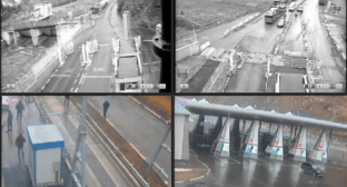 Скриншот изображения веб-камеры на КПП "Верхний Ларс" по состоянию на 16:07 мск 7 марта 2019 года, https://vlars.ru/pages/3-webcam