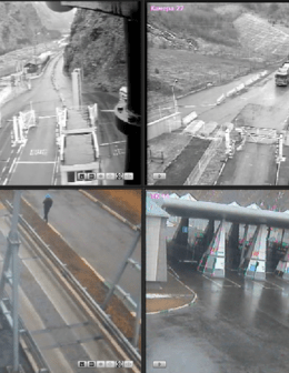 Скриншот изображения веб-камеры на КПП "Верхний Ларс" по состоянию на 16:07 мск 7 марта 2019 года, https://vlars.ru/pages/3-webcam