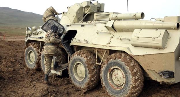 Военнослужащие армии Азербайджана. Фото: пресс-служба минобороны Азербайджана. https://mod.gov.az/ru/news/proveryaetsya-uroven-podgotovki-komandirov-batalonov-video-25969.html