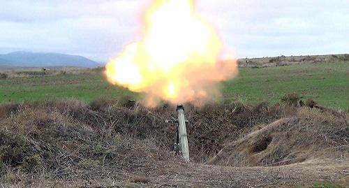 Вооруженные силы Азербайджана во время учений. Фото пресс-службы Минобороны Азербайджана https://mod.gov.az/ru/news/voinskoe-obedinenie-provelo-ucheniya-s-boevoj-strelboj-video-25075.html