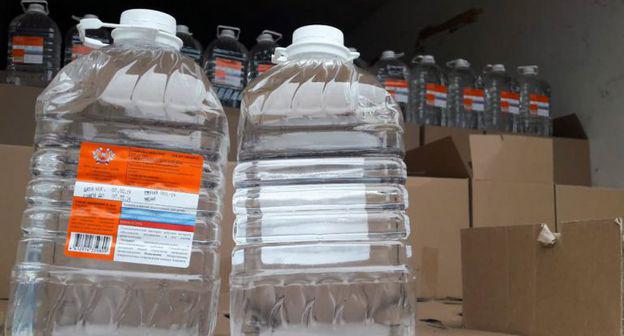 Нелегальный алкоголь, изъятый на границе Кабардино-Балкарии и Северной Осетии 18 марта 2019 года. Фото пресс-службы Межрегионального управления Росалкогольрегулирования по Северо-Кавказскому федеральному округу. http://skfo.fsrar.ru/news/view/?id=2782