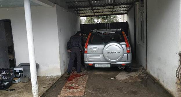 На месте происшествия. Фото: официальный сайт МВД Республики Абхазия http://mvdra.org/press/8845/