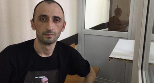 Михаил Савостин во время заседания в Минераловодском горсуде. Июнь 2018 года. Фото предоставлено "Кавказскому узлу" адвокатом Виталием Зубенко